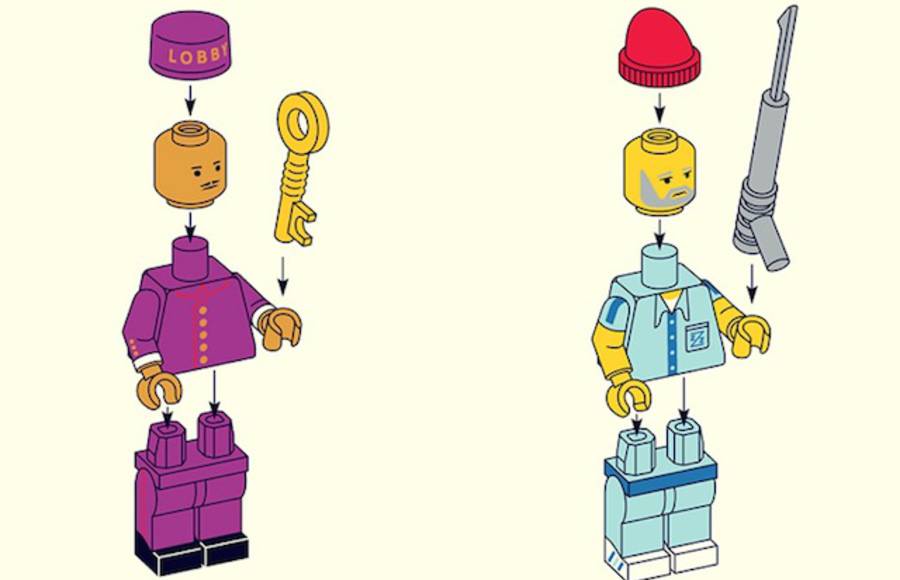 Wes Anderson Characters in LEGO