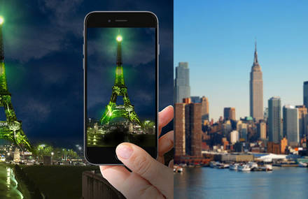 Plant trees all over the world growing symbolically at the rythm of your heartbeat on the Eiffel Tower