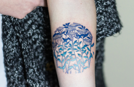 Colorful Geometrical Tattoos