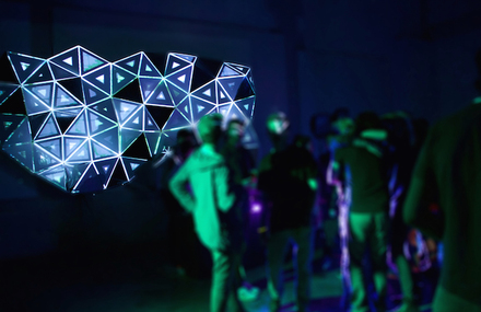 HeavyM, discover a creative and funny way to use a beamer