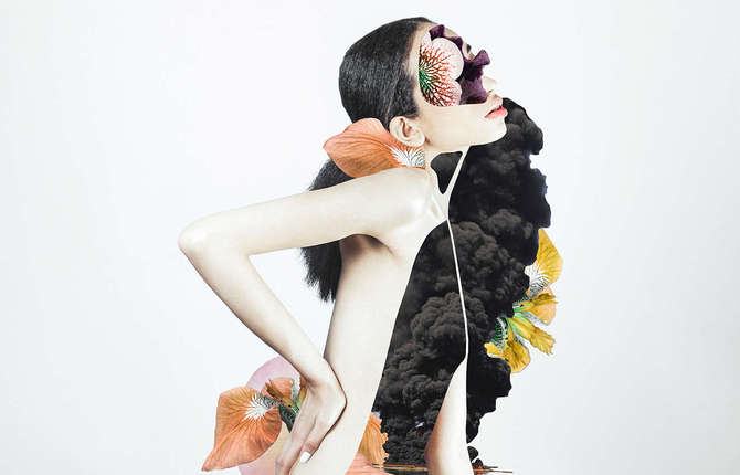 Flowery Collages by Rocio Montoya