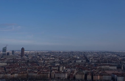 Timelapse of Lyon City Based on House of Cards Credits