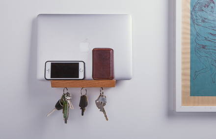 Magnetic Minimalist Key Rack