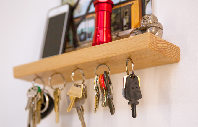 Magnetic Minimalist Key Rack