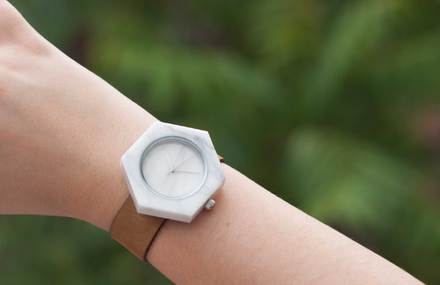 Geometric Marble Watch