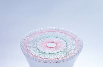 Vases Made Out of Threads and Glass