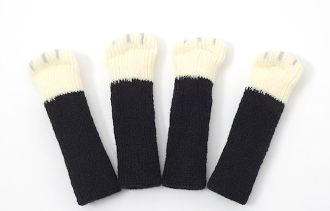 Little Animals Paws Socks to Dress Up Your Chairs