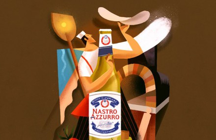 Peroni Illustrations by Riccardo Guasco