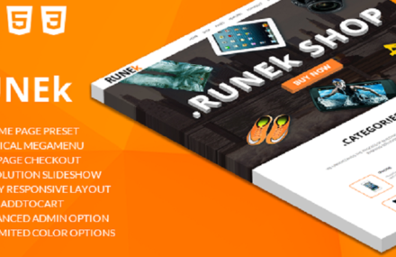 Runek – Multipurpose and Responsive Magento Theme