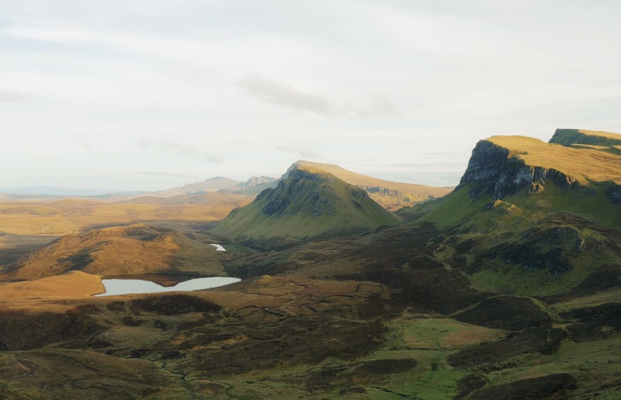 Walking in Scottish Highlands