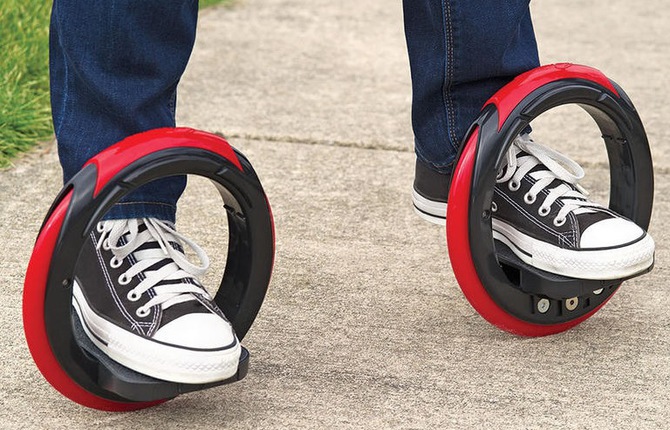 Skateboard Redesigned in Two Wheels