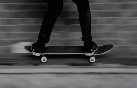 Freedom Black and White Skateboard Session