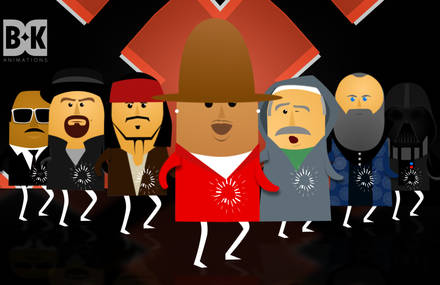 Cartoon show famous artist-Jennifer lopez and more