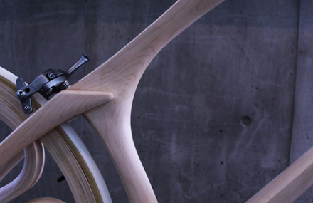 Futuristic Wooden Bicycle