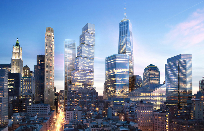 Two World Trade Center with Steps Will be Added to the NYC Skyline