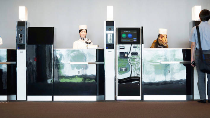 Robot Staff Hotel in Japan