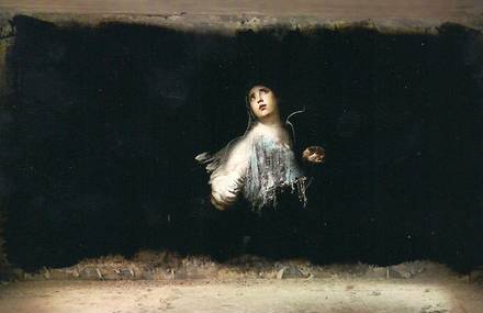 Classical Paintings in Abandoned Buildings