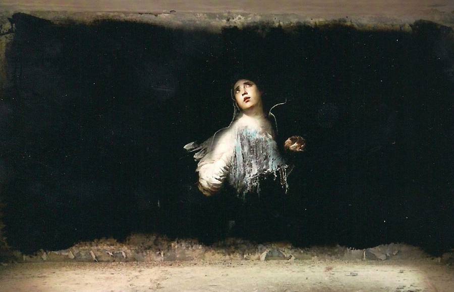 Classical Paintings in Abandoned Buildings