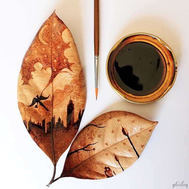 Coffeetopia Leaf Paintings3