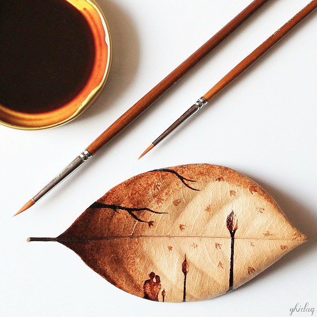 Coffeetopia Leaf Paintings4