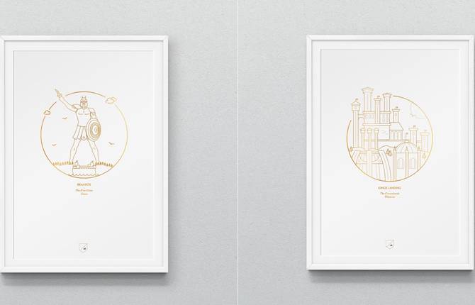 Game of Thrones Iconic Architecture Posters