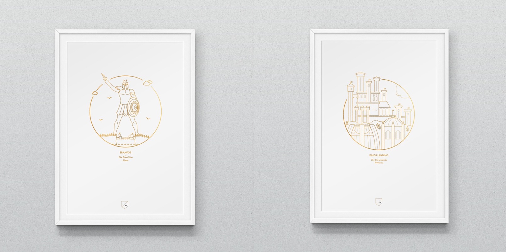 Game of Thrones Iconic Architecture Posters