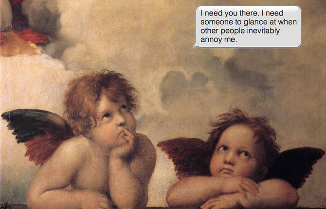 If Paintings Could Text