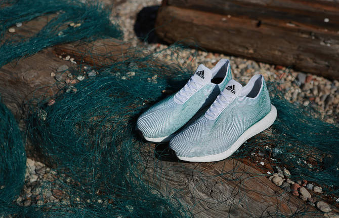 Adidas Shoes Made With Sea Trash