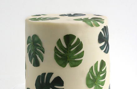 Tropical Wallpaper Cakes