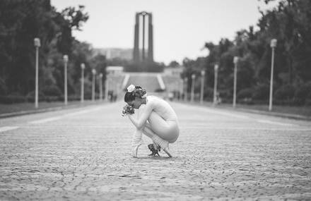 Stunning Pictures of a Ballerina in the Streets of Romania