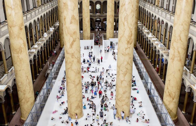 Gigantic Ball Pool in Museum