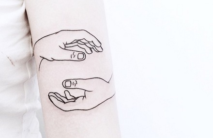 Whimsical Black Tattoos