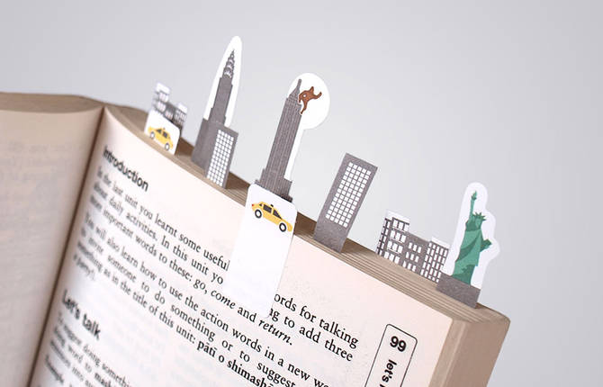 Tiny Funny Bookmarks by Duncan Shotton