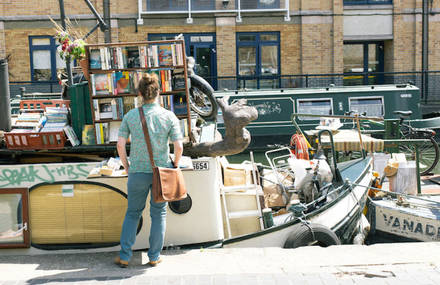 Floating Bookstore in London