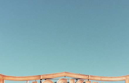 Minimalist Photography with Blue Sky Background