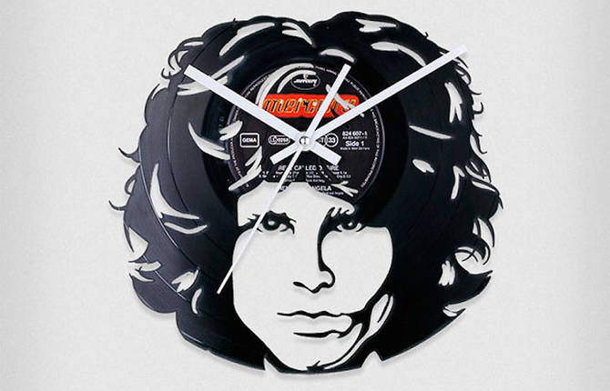 Clocks Collection Inspired by Old Vinyls Records