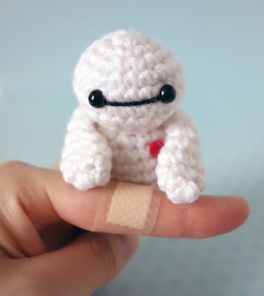 crochetpopcultureBaymaxbandaid