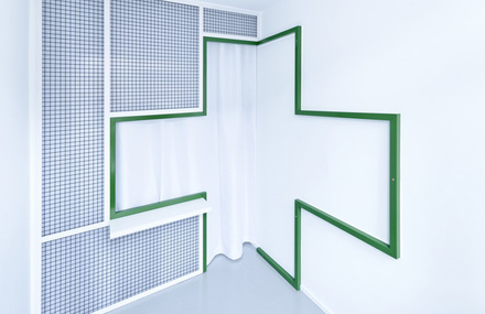 Dental Studio with a Green Medical Cross Structure