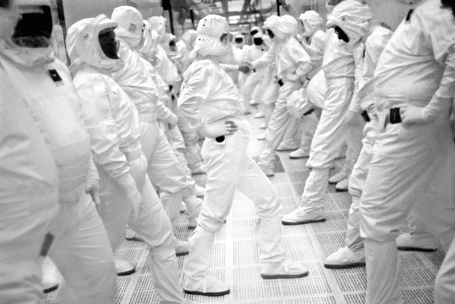 13. Exercise Break at Intel Fab 11X. Rio Rancho, New Mexico, 1998.