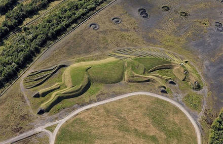 Giant Horse Earth Sculpture