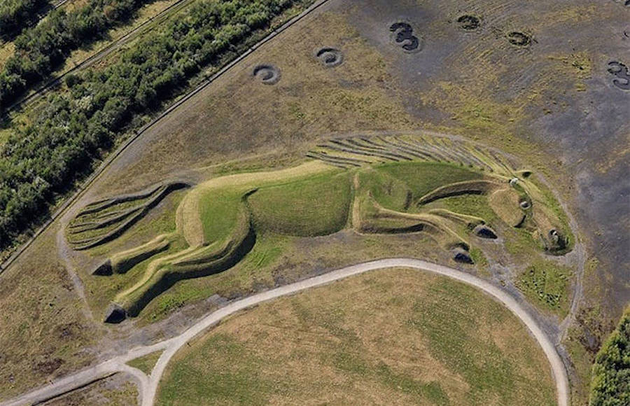 Giant Horse Earth Sculpture