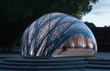 Subaquatic Water Spider Nests Pavilion