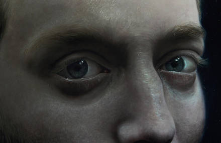 Hyperrealistic Eyes Paintings