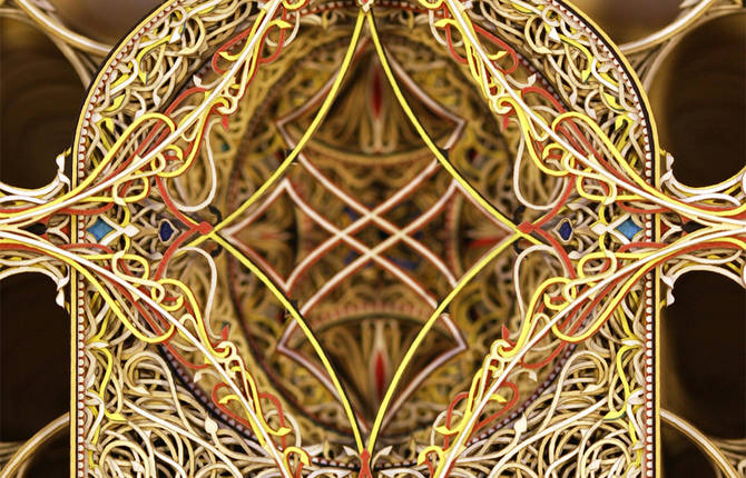 Laser-Cut Paper Windows