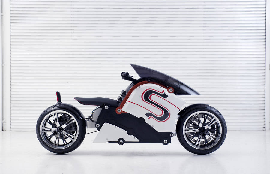 Low Riding Electric Motorcycle