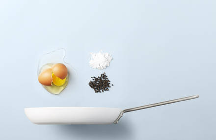 Minimalist Visual Recipes with Ingredients