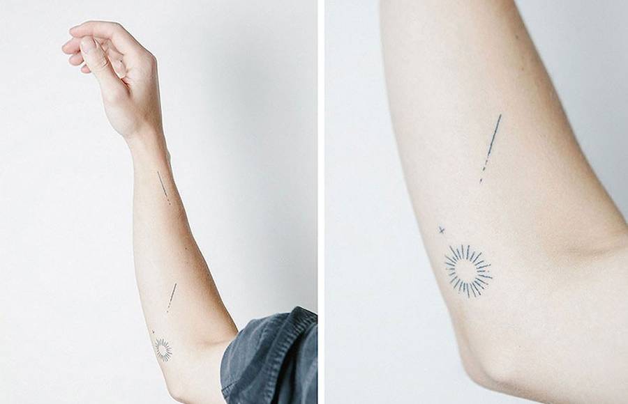 Stanislava Pinchuk Inks Her Friends With Minimalist Tattoos