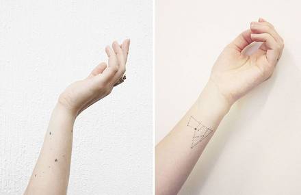 Stanislava Pinchuk Inks Her Friends With Minimalist Tattoos