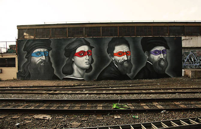 Teenage Mutant Ninja Turtles Renaissance Portraits