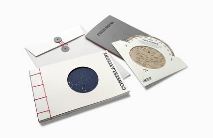 Astronomy-Inspired Paper Sample Kit With Star-Filled Pages